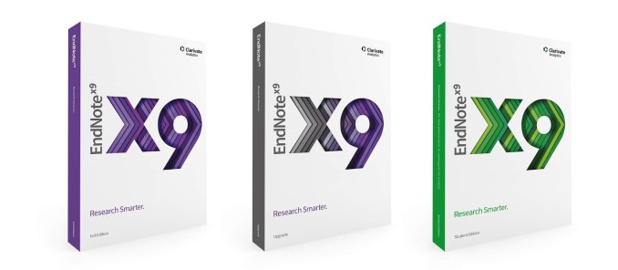 clarivate endnote x9